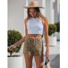 image:imageluvamia Jean Shorts for Women Trendy High Waisted Cheetah Leopard Animal Print Stretchy Denim Shorts Summer Casual JortsCaramel Cheetah