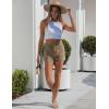 image:imageluvamia Jean Shorts for Women Trendy High Waisted Cheetah Leopard Animal Print Stretchy Denim Shorts Summer Casual JortsCaramel Cheetah