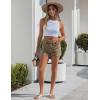 image:imageluvamia Jean Shorts for Women Trendy High Waisted Cheetah Leopard Animal Print Stretchy Denim Shorts Summer Casual JortsCaramel Cheetah