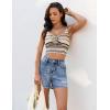 image:imageluvamia Jean Shorts for Women High Waisted Ripped Distressed Raw Hem Casual Summer Stretchy Denim Shorts Country ConcertCobalt Blue
