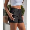 image:imageluvamia Jean Shorts for Women Trendy High Waisted Fold Hem 4 Inch Inseam Stretchy Denim Shorts Summer Casual JortsTrue Black
