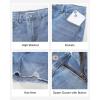 image:imageluvamia Jean Shorts for Women Trendy High Waisted Ripped Distressed Raw Hem Stretchy Denim Shorts Country Concert OutfitCody Blue