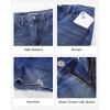 image:imageluvamia Jean Shorts for Women Trendy High Waisted Ripped Distressed Raw Hem Stretchy Denim Shorts Country Concert OutfitDarkness Blue