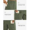 image:imageluvamia Hiking Shorts for Women Cargo Lightweight Water Resistant Elastic Waist Golf Casual Summer 7 Inch Inseam ShortsArmy Green