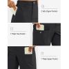 image:imageluvamia Hiking Shorts for Women Cargo Lightweight Water Resistant Elastic Waist Golf Casual Summer 7 Inch Inseam ShortsBlack