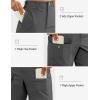 image:imageluvamia Hiking Shorts for Women Cargo Lightweight Water Resistant Elastic Waist Golf Casual Summer 7 Inch Inseam ShortsDark Gray
