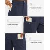 image:imageluvamia Hiking Shorts for Women Cargo Lightweight Water Resistant Elastic Waist Golf Casual Summer 7 Inch Inseam ShortsNavy Blue
