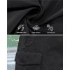 image:imageluvamia Hiking Shorts for Women High Waisted Pull On Cargo Casual Golf Water Resistant 7 Inch Inseam Mid Thigh ShortsBlack