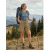 image:imageluvamia Hiking Shorts for Women High Waisted Pull On Cargo Casual Golf Water Resistant 7 Inch Inseam Mid Thigh ShortsKhaki