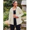 image:imageluvamia Rain Jacket Women Waterproof Lightweight Rain Coats Hiking Travel Windbreaker Raincoats with Adjustable HoodBeige
