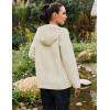 image:imageluvamia Rain Jacket Women Waterproof Lightweight Rain Coats Hiking Travel Windbreaker Raincoats with Adjustable HoodBeige