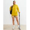 image:imageluvamia Rain Jacket Women Waterproof Lightweight Rain Coats Hiking Travel Windbreaker Raincoats with Adjustable HoodGold Yellow