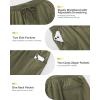 image:imageluvamia Hiking Shorts for Women Cargo 7 High Waisted Lightweight Quick Dry Golf Summer Casual Shorts with PocketsArmy Green
