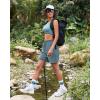 image:imageluvamia Hiking Shorts for Women Cargo 7 High Waisted Lightweight Quick Dry Golf Summer Casual Shorts with PocketsGoblin Blue