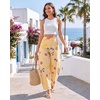 image:imageluvamia Barrel Jeans for Women Cropped High Waisted Baggy Colored Floral Printed Women Western Boyfriend Jeans StretchyWahsed Yellow Golden Fruit
