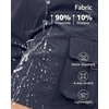 image:imageluvamia Cargo Shorts Women High Waisted Casual Elastic Waist 7 Inseam Mid Thigh Hiking Golf Shorts with Utility PocketsNavy Blue
