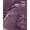 image:imageluvamia Cargo Shorts Women High Waisted Casual Elastic Waist 7 Inseam Mid Thigh Hiking Golf Shorts with Utility PocketsPurple
