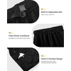 image:imageluvamia Cargo Shorts for Women Mid Thigh High Rise Lightweight Quick Dry Hiking Shorts Women Zipper Pockets with BeltBlack