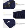 image:imageluvamia Cargo Shorts for Women Mid Thigh High Rise Lightweight Quick Dry Hiking Shorts Women Zipper Pockets with BeltNavy Blue