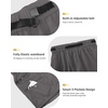 image:imageluvamia Cargo Shorts for Women Mid Thigh High Rise Lightweight Quick Dry Hiking Shorts Women Zipper Pockets with BeltPavement Gray