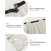image:imageluvamia Cargo Shorts for Women Mid Thigh High Rise Lightweight Quick Dry Hiking Shorts Women Zipper Pockets with BeltTurtledove