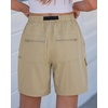 image:imageluvamia Summer Hiking Shorts for Women Casual Cargo High Waisted Water Resistant 7 Inch Inseam Shorts with PocketsKhaki