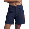 image:imageluvamia Summer Hiking Shorts for Women Casual Cargo High Waisted Water Resistant 7 Inch Inseam Shorts with PocketsNavy Blue
