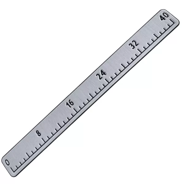 imageFish Ruler for Kayak Boat 40quot EVA Foam Marine Foam Fish Ruler with Adhesive Backing Durable Fishing Measurement Tool  Light BrownALight Grey