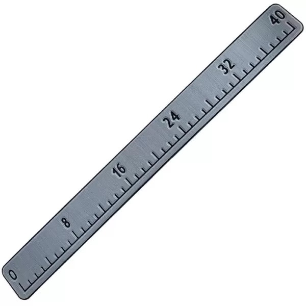 imageFish Ruler for Kayak Boat 40quot EVA Foam Marine Foam Fish Ruler with Adhesive Backing Durable Fishing Measurement Tool  Light BrownAMid Grey