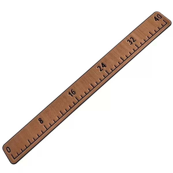 imageFish Ruler for Kayak Boat 40quot EVA Foam Marine Foam Fish Ruler with Adhesive Backing Durable Fishing Measurement Tool  Light BrownLight Brown