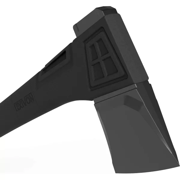 imageLEXIVON V14 Camping Hatchet 14Inch Axe  Ergonomic TPR Grip Lightweight FiberGlass Composite Handle  Protective Carrying Sheath Included LXV14V18sSplitting Axe