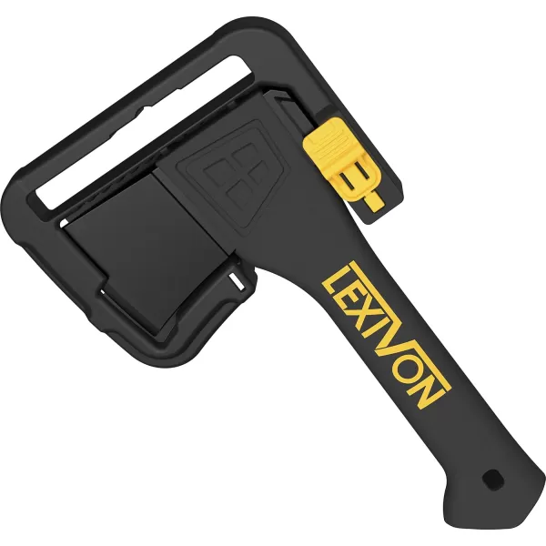 imageLEXIVON V14 Camping Hatchet 14Inch Axe  Ergonomic TPR Grip Lightweight FiberGlass Composite Handle  Protective Carrying Sheath Included LXV14V9 Camping Hatchet