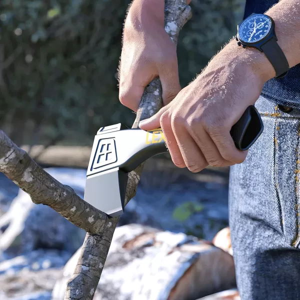 imageLEXIVON V14 Camping Hatchet 14Inch Axe  Ergonomic TPR Grip Lightweight FiberGlass Composite Handle  Protective Carrying Sheath Included LXV14V9 Camping Hatchet