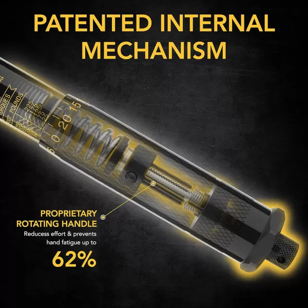 imageLEXIVON Torque Wrench 12Inch Drive Click 10150 FtLb1362035 Nm LX18312DR 25250 FTLB