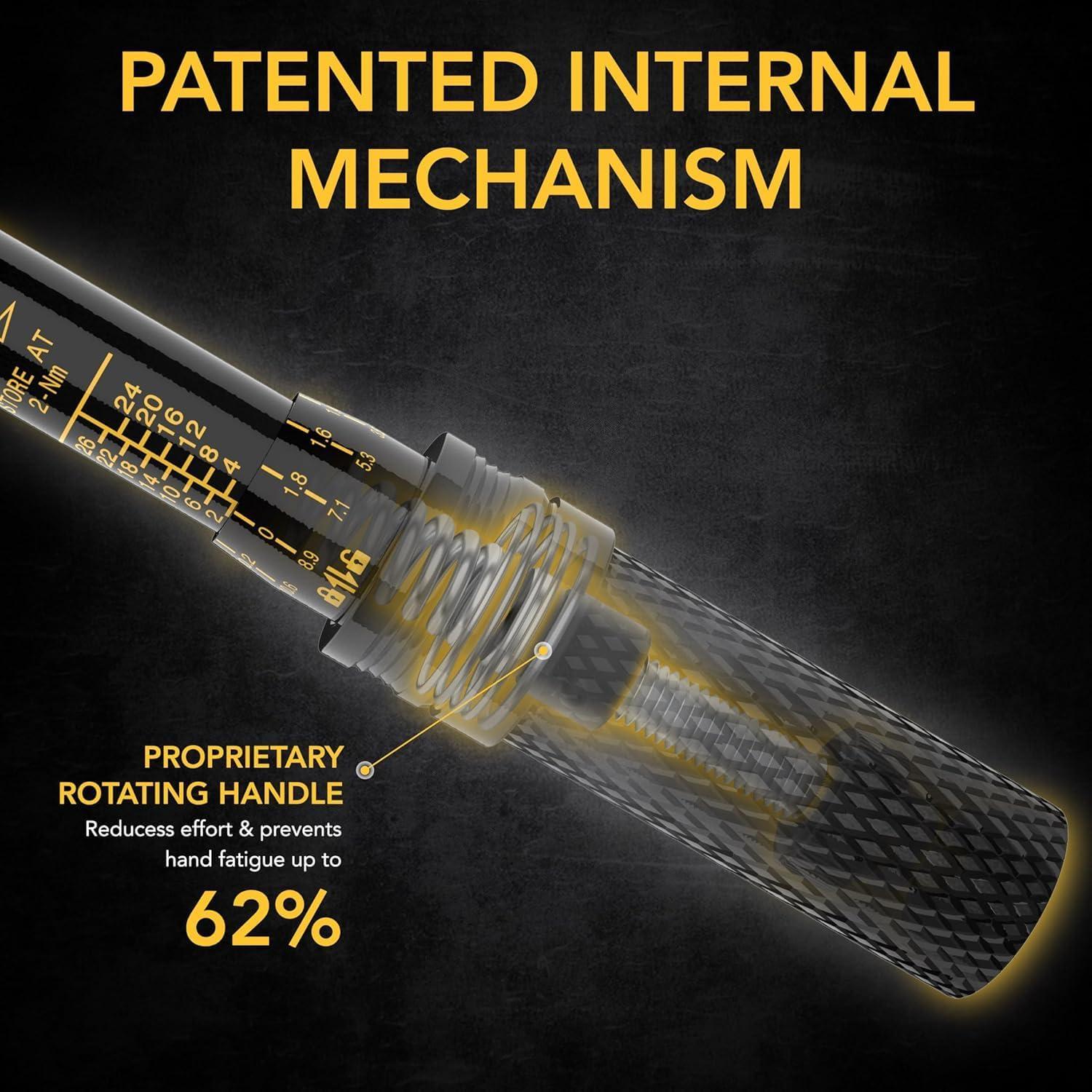 imageLEXIVON Bike Torque Wrench 14Inch Drive Newton Meter  72Tooth Gear DualDirection Click Type 226 Nm 1772301 inlb  Portable for Road ampamp Mountain Bicycles LX190Bike Torque Wrench