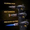 imageLEXIVON Butane Blow Torch HeavyDuty Refillable Lighter with Adjustable Flame and ProGrade Aluminum Tank  Ideal for Soldering and Kitchen Tasks LX761Butane Soldering Torch Kit