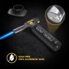 imageLEXIVON Butane Torch Lighter Refillable Kitchen Cooking Torch  SelfIgniting with Safety Lock and Adjustable Flame  ProGrade Aluminum Tank LX775