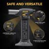 imageLEXIVON Butane Torch Lighter Refillable Kitchen Cooking Torch  SelfIgniting with Safety Lock and Adjustable Flame  ProGrade Aluminum Tank LX775