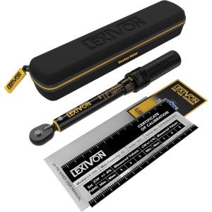 imageLEXIVON Bike Torque Wrench 14Inch Drive Newton Meter  72Tooth Gear DualDirection Click Type 226 Nm 1772301 inlb  Portable for Road ampamp Mountain Bicycles LX190Bike Torque Wrench