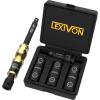 imageLEXIVON 10Inch Speed Collar Extension Bar and 12Inch Lug Nut Impact Socket Set  6 Total Lug Nut Sizes CrMo Steel  Fully Impact Grade
