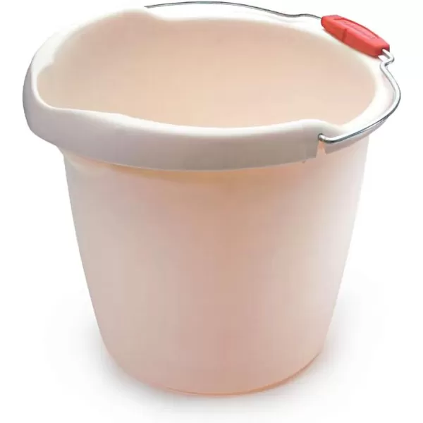 imageRubbermaid FG296900BISQU Utility Bucket 1333 in W x 1195 in PlasticBisque