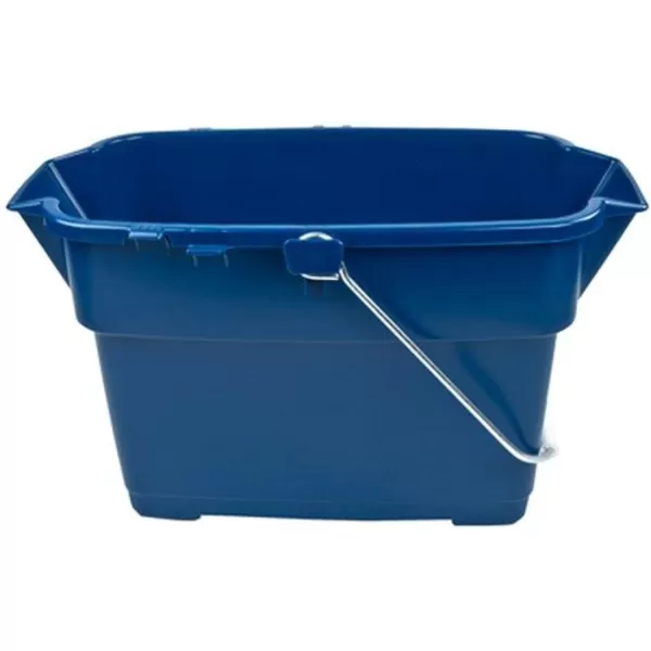 imageRubbermaid Roughneck Square Bucket 12Quart Blue Sturdy Pail Bucket Organizer Household Cleaning Supplies Projects Mopping Storage Comfortable Durable Grip Pour HandleRoyal Blue