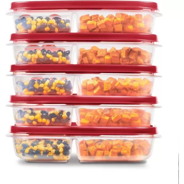 imageRubbermaid 42Piece Food Storage Containers with LidsRed