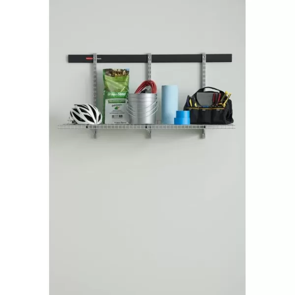 imageRubbermaid Alloy Steel Fasttrack Extension Kit for Garage Shelves 2091173 16Piece Black8Piece