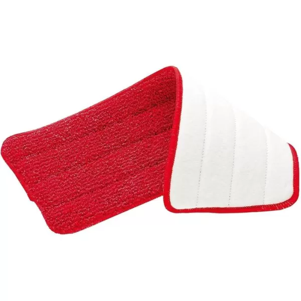 imageRubbermaid Reveal Spray Mop Replacement Head Red Reusable Wet Mop Microfiber Pad for Floor Cleaning in KitchenBathroomKitchenSchoolRed