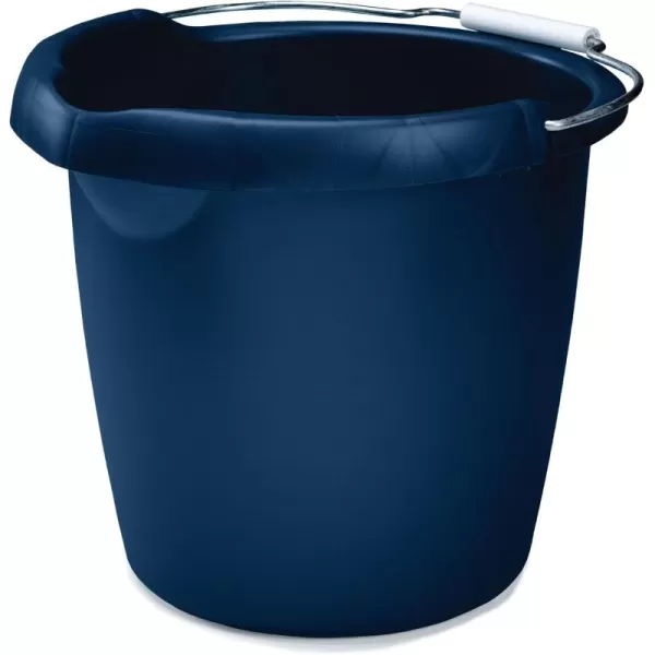 imageRubbermaid Roughneck Square Bucket 12Quart Blue Sturdy Pail Bucket Organizer Household Cleaning Supplies Projects Mopping Storage Comfortable Durable Grip Pour HandleRoyal Blue