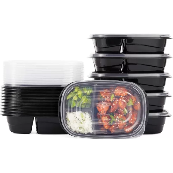 imageRubbermaid 50Piece Food Storage Containers with Lids for Lunch Meal Prep and Leftovers Dishwasher Safe Set of 25 Marine BlueBlack