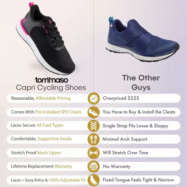 imageTommaso Cycling Shoes WomenOutdoor Cycling Shoes WomenWomen Specialized Bike ShoesWalkable Cycling ShoesWomen SPD Cycling ShoesIndoor Cycling Shoes Women SPDPeloton ShoesSPD Cleat InstalledBlackPink Two  Spd