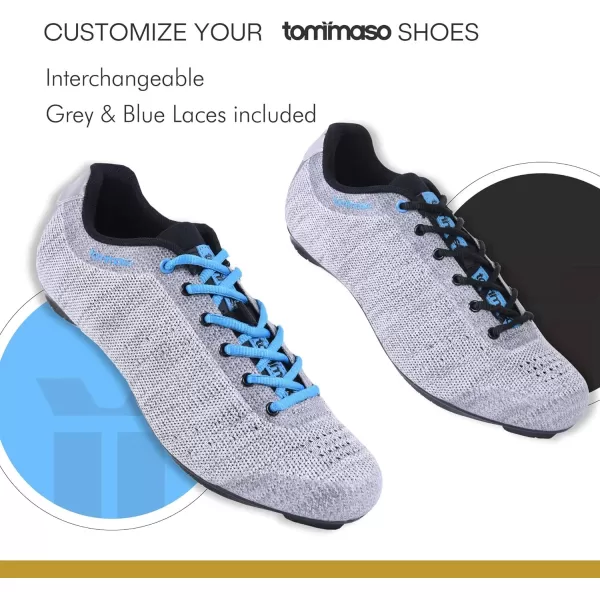 imageTommaso Pista Cycling Shoes for WomenPeloton Cycle Shoes Women Spin Shoes Women Indoor Cycling Delta SPD Cycling Shoes Indoor Cycling Shoes for WomenPeloton ShoesWomen Specialized Bike ShoesGreyBlue  Spd