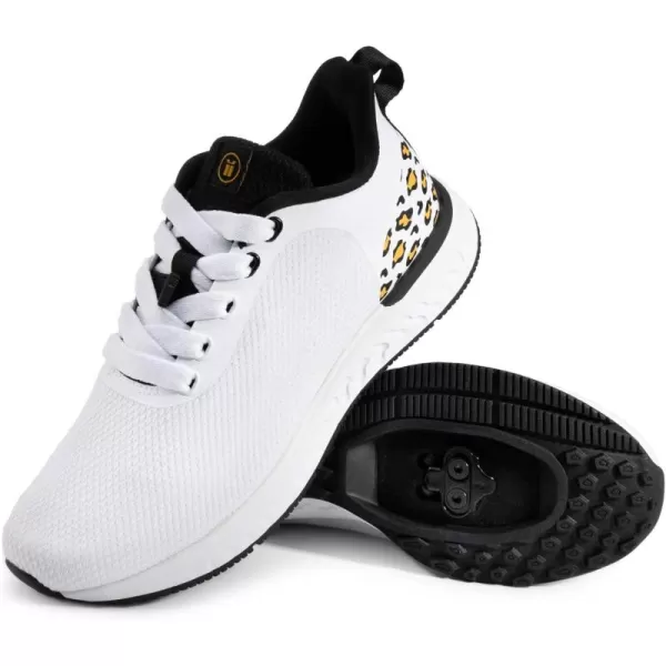 imageTommaso Cycling Shoes WomenOutdoor Cycling Shoes WomenWomen Specialized Bike ShoesWalkable Cycling ShoesWomen SPD Cycling ShoesIndoor Cycling Shoes Women SPDPeloton ShoesSPD Cleat InstalledWhiteLeopard  Spd